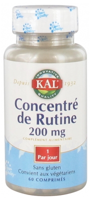 Kal Concentré de Rutine 200 mg 60 Comprimés