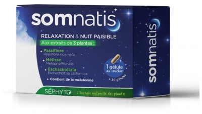 Séphyto Somnatis Night Relaxation & Peaceful Night 30 Capsules