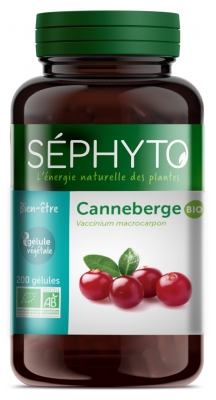 Séphyto Well Being Cranberry Organic 200 Capsules