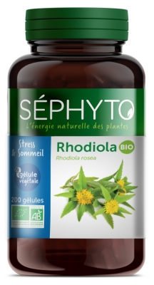 Séphyto Stress & Sleep Rhodiola Bio 200 Capsules