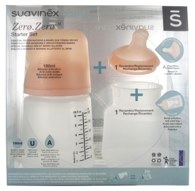 Set de pornire Suavinex Care Zero.Zero 180 ml