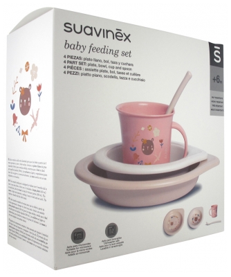 Suavinex Meal Set 6 Months and + - Model: Pink