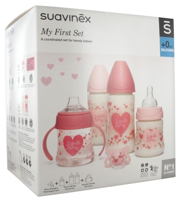 Suavinex My First Set 0 Month and + - Colour: Pink