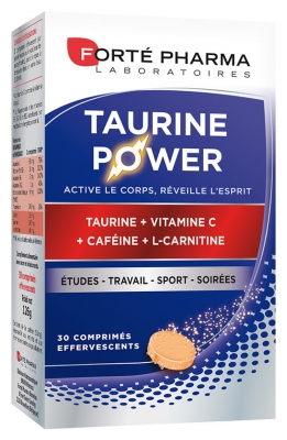 Forté Pharma Taurine Power 30 Effervescent Tablets