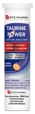 Forté Pharma Taurine Power 15 Effervescent Tablets