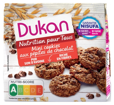 Dukan Mini Cookies aux Pépites de Chocolat 100 g