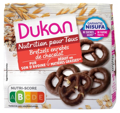 Dukan Bretzels Enrobés de Chocolat 100 g