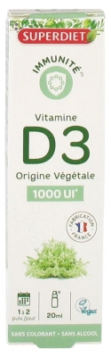 Superdiet Vitamin D3 1000 UI Spray 20ml