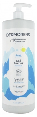 Dermorens Baby Washing Gel Face, Body & Hair Organic 1 L