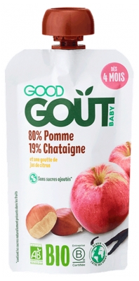 Good Goût Organic Apple Chestnut From 4 Months 120 g