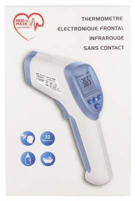 Meditopmask Thermomètre Électronique Frontal Infrarouge Sans Contact