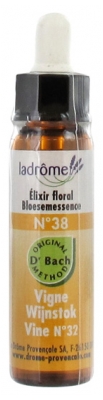 Ladrôme Fleurs De Bach Elixir Floral N°38 : Vigne Bio 10 ml