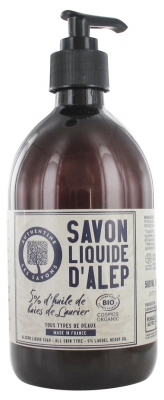 Authentine Liquid Soap Aleppo 5% Oil Laurel Berries Bio 500 ml