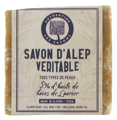 Authentine Genuine Aleppo Soap 5% Laurel Berry Oil 190 g