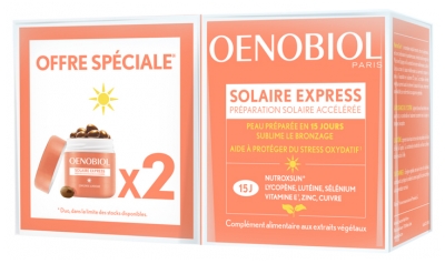 Oenobiol Sun Express 2 x 15 Capsules