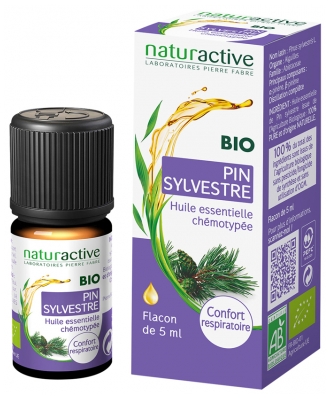 Naturactive Olio Essenziale di Pino Silvestre (Pinus Sylvestris L.) Organico 5 ml