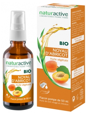 Naturactive Biologinis abrikosų kauliukų aliejus 50 ml
