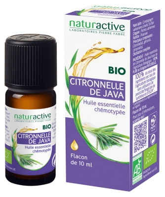 Naturactive Ätherisches Öl Java Zitronengras (Cymbopogon winterianus) Bio 10 ml