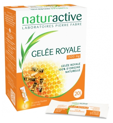 Naturactive Gelée Royale 1500 mg 20 Sticks Fluides