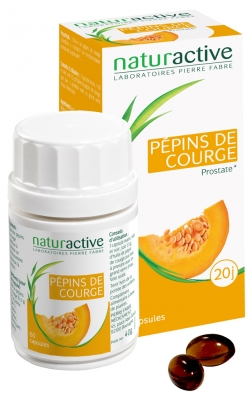 Naturactive Pipas de Calabaza 60 Cápsulas.