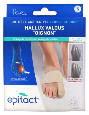 Epitact Korrigerande Ortos för Hallux Valgus/Knyst - Storlek: S