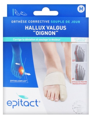 Epitact Korrigerande Ortos för Hallux Valgus/Knyst - Storlek: M