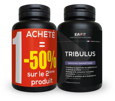Eafit Tribulus 2 x 90 Tablets (the 2nd with 50% off)