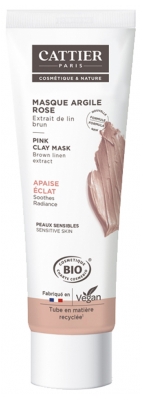 Cattier Pink Clay Mask Sensitive Skins Organic 100ml