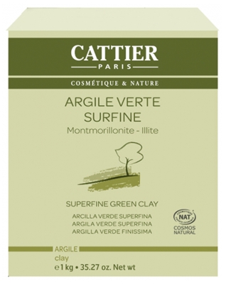 Cattier Argile Verte Surfine 1 Kg