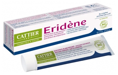 Cattier Eridène Sulfates and Fluoride Free Toothpaste 75ml