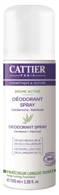 Cattier Active Deodorant Mist Spray 100 ml