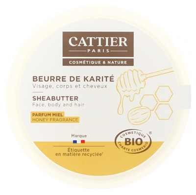 Cattier Beurre de Karité Parfum Miel Bio 100 g