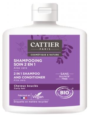 Cattier Shampoo 2in1 All'aloe Vera Biologica 250 ml