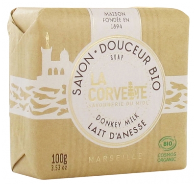 La Corvette Organiskās Maiguma Ziepes ar Ēzeļu Pienu 100 g