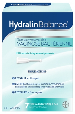 Hydralin Balance Gel Vaginal 7 Tubes x 5 ml