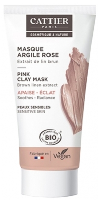 Cattier Biologisch Roze Kleimasker Voor de Gevoelige Huid 30 ml