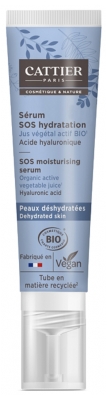 Cattier SOS Moisturising Serum Dehydrated Skins Organic 30ml