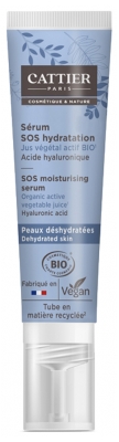 Cattier Suero de Hidratación SOS Para Pieles Deshidratadas Bio 30 ml