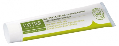 Cattier Dentargile Tandpasta Anti-Plak Øko 75 ml