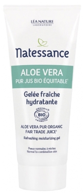 Natessance Aloe Vera Succo Puro Biologico Equo e Solidale Idratante Gel Fresco 50 ml