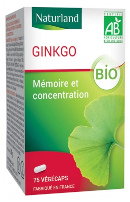 Naturland Bio Ginkgo 75 Vegakapslí
