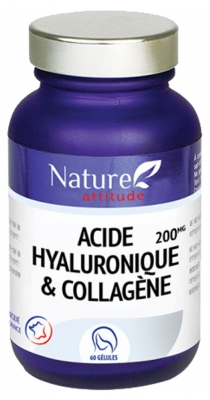 Nature Attitude Hyaluronic Acid and Collagen 60 Capsules