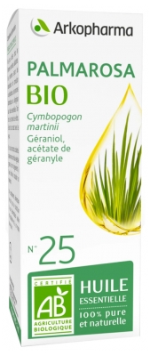 Arkopharma Organic Essential Oil Palmarosa (Cymbopogon Martinii) n°25 5ml