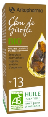 Arkopharma Organic Essential Oil Clove (Syzygium Aromaticum) n°13 5ml