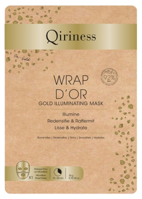 Qiriness Wrap of Gold 1 Fabric Mask