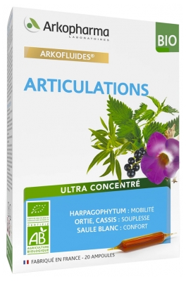 Arkopharma Arkofluides Organic Joints 20 Phials