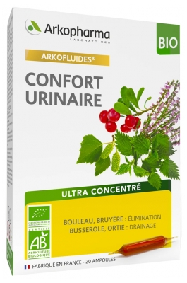 Arkopharma Arkofluids Organic Urinary Comfort 20 Phials