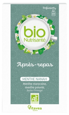 Nutrisanté Organic Infusion Nanah Mint After-Meal 20 Sachets