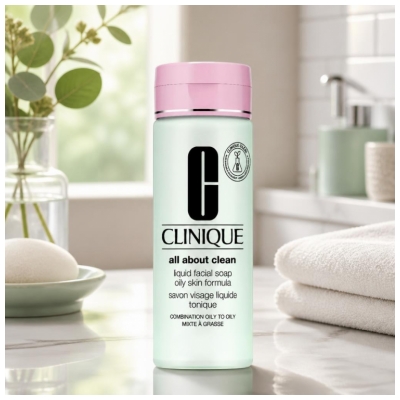 Clinique Savon Visage Liquide Tonique Peau Mixte à Grasse 200 ml