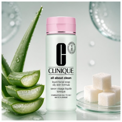 Clinique Savon Visage Liquide Tonique Peau Mixte à Grasse 200 ml
